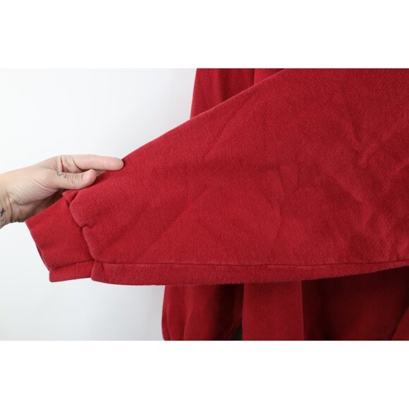 Vintage 90s Fossil Watch Mens Medium Faded Spell Out Crewneck Sweatshirt Red USA - Picture 10 of 14